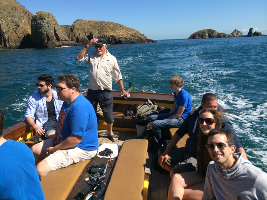 Indulge team on a boat trip tour of Sark